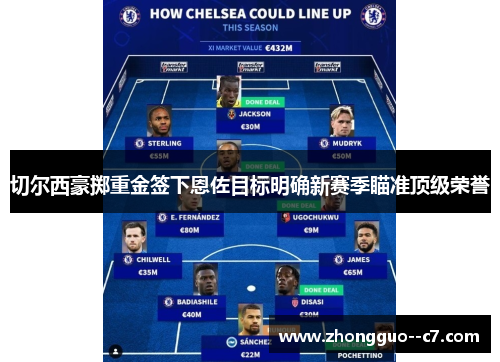 切尔西豪掷重金签下恩佐目标明确新赛季瞄准顶级荣誉